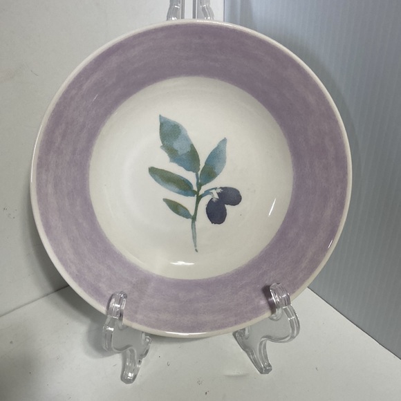 PIER ONE Olive Mist Coupe Replacement Soup Bowl Lilac Lavender Purple White - Picture 2 of 10